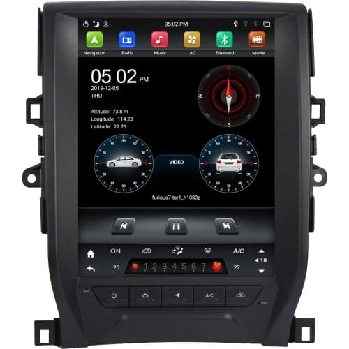 Tesla style IPS PX6 6-Core 12.1" Android 9.0 Car Radio DVD Player for Toyota REIZ Mark-X 2010-2013 Stereo GPS Bluetooth 5.0 WIFI