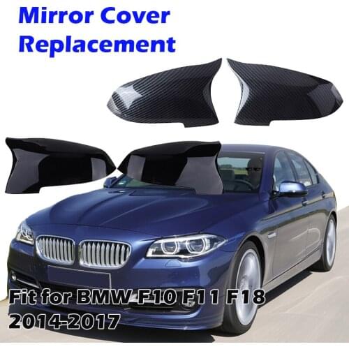Racing Wing Side Mirror Cover Fit For Bmw 5 Series F10 F11 F18 2014-2017 Car Accessories Performance Rearview Mirror Cap