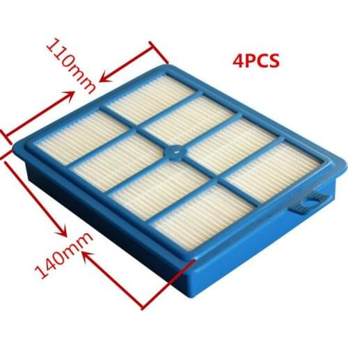 4Pcs HEPA Filter Vacuum Cleaner Parts For Electrolux Washable H12 EL4100 EL6986A EL4050 ZE346B ZUA3840P ZTI7635