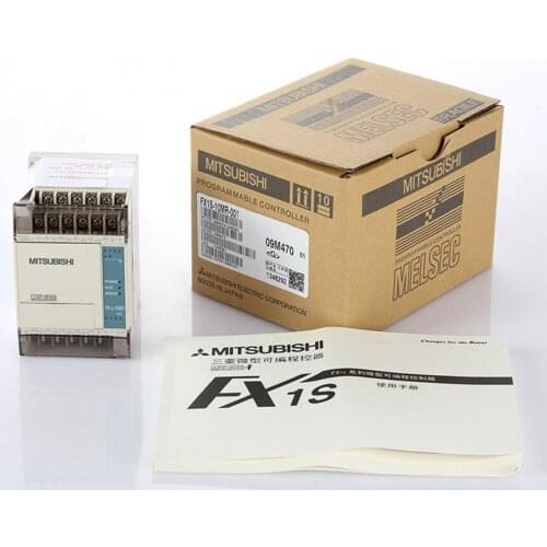 FX1S-10MR-001 Programmable Controller New FX1S-10MR001 PLC Module 6 Point Inputs 4 Points Output Relay FX1S10MR001