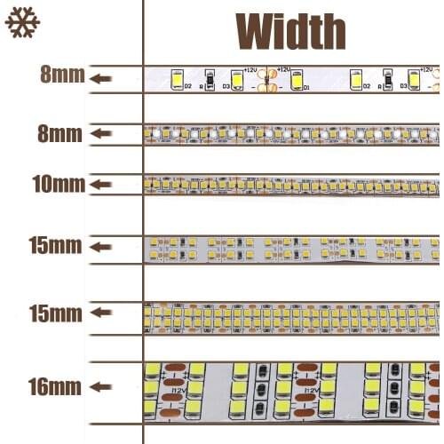 SMD 2835 flexible Led Strip Light 5m White LED Stripe ribbon Tape Waterproof Lamp 5V/12V/24V for Kitchen Home Decor TV Backlight