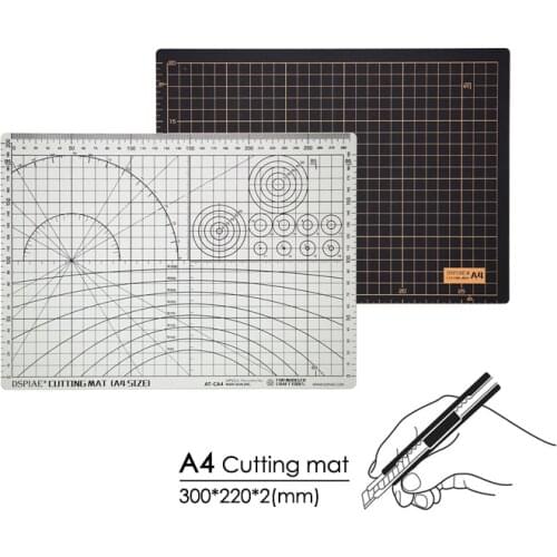 Hobby model tools specific Environmental protection Black/grey Double-sided color Cutting mat