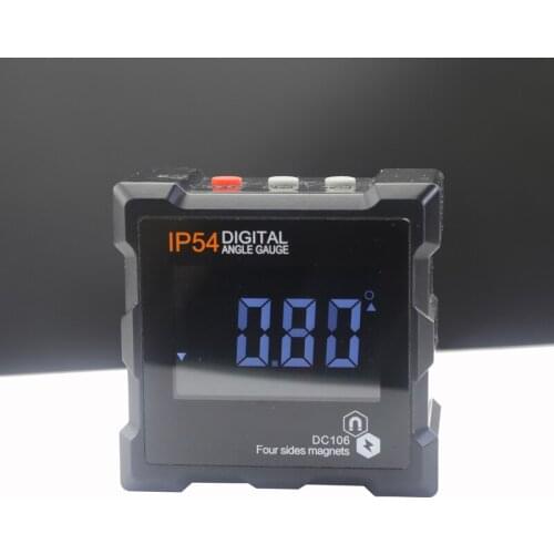 New Digital Protractor Level Gauge Angle Meter With Magnetic Base IP54 LED Inclinometer Digital Bevel Box Angle Meter
