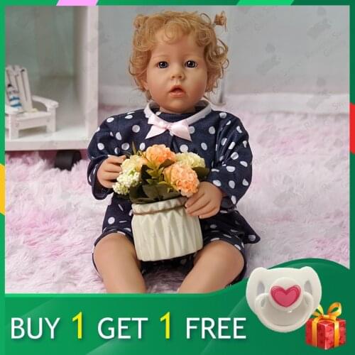 ADFO 20 Inches Reborn Baby Doll Liam Realistic Newborn Truly Toys Soft Cloth Silicone Body Girls Gift LOL кукла Clothes