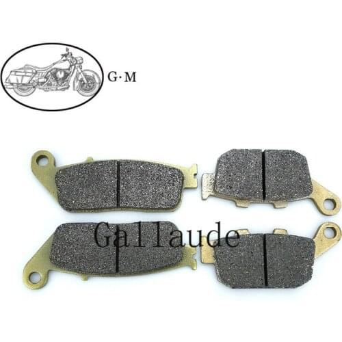 Motorcycle Front / Rear Brake Pads sets For Honda CBR 250 R Non ABS 2011-2014 CBR 250 R MC19 VT 250 FL Spada CB-1 NTV 600 NTV650
