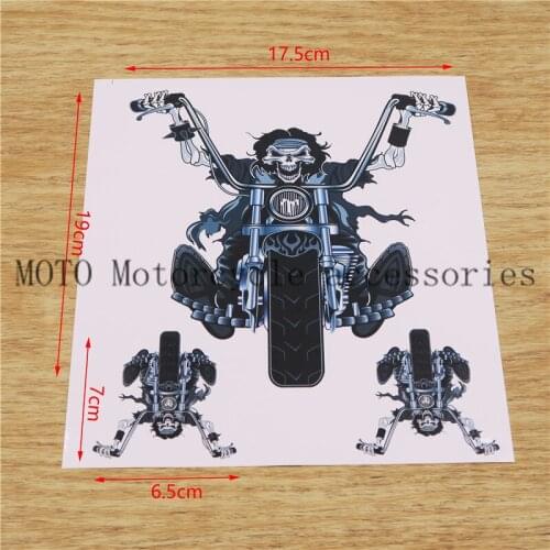For Harley Body Decals Motorcycle Knights of the Bone Sticker Decals For Motorbike Fuel Tank Decals Stickers