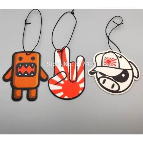 1PCS JDM New Domo Kun Domokun Shocker Hand Rally Pig Air Freshener Perfume Pendent Ornaments