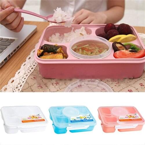 New Portable Microwave Lunch Box Fruit Food Container Storage Box Outdoor Picnic Lunchbox Bento Box
