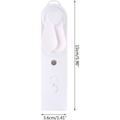 CPDD Mini Handheld Air Cooler Portable Humidifier Fan USB Charging Cooling Tools