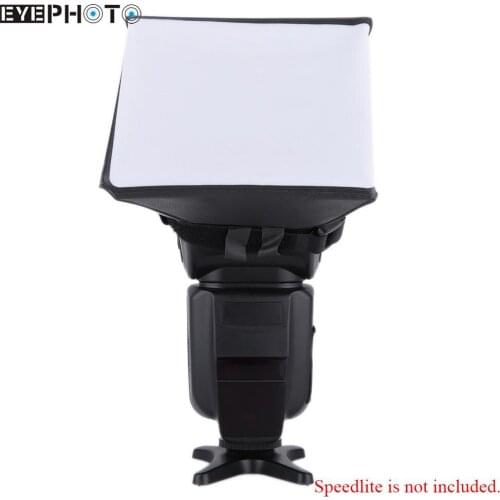 Portable Photography Flash Diffuser Softbox Kit for Canon EOS for Nikon Olympus Pentax for Sony Sigma DSLR Speedlite Flash