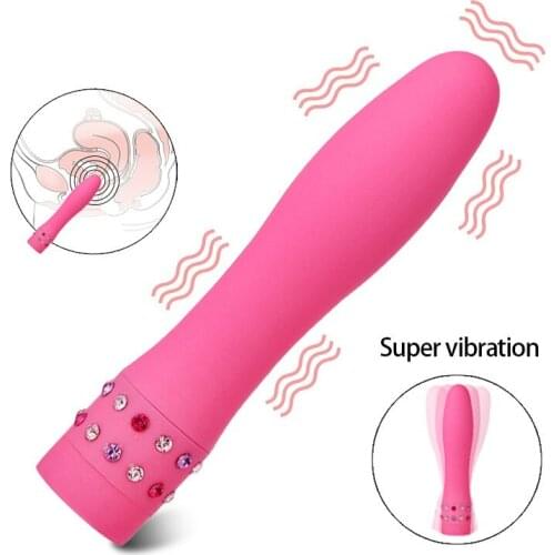 Silicone Dildo Vibrators Av Stick Vibrator Erotic G Spot Magic Wand Anal Bead Vibration For Women Sex Toy Lesbian Masturbator