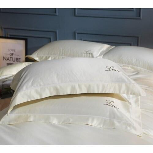 Super Soft Comfortable Luxury Embroidery nature mulberry Silk pillowcase A/B version No zipper Pillow Cover healthy solid color