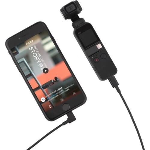 1m Extension Cable for DJI Osmo Pocket/Pocket 2 Data Line Micro-USB Gimbal Line Type-C to Type-C Micro-USB IOS Connect Cable