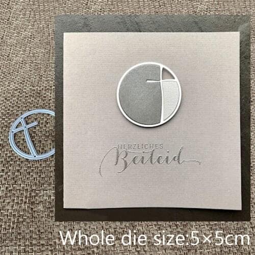 XLDesign Craft Metal Cutting Die cut die cross circle decoration scrapbooking Album Paper Card Craft Embossing Die Cuts