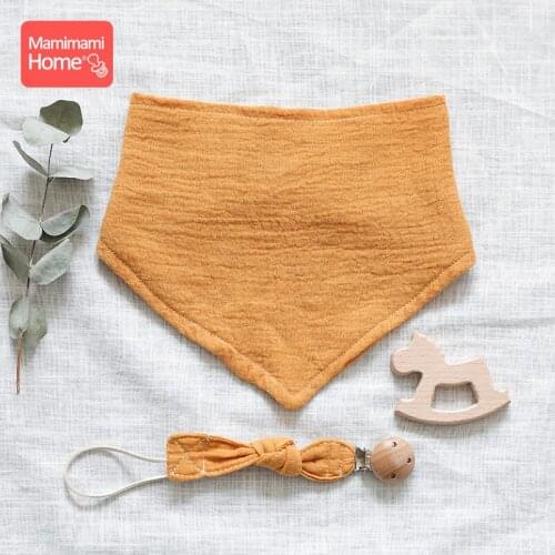 1pc Baby Bibs Pacifier Clip Chain Pendant Newborn Baby Teether Wooden Balnk Rodent Snap Button Soft Towel Feeding Drool Bibs Toy