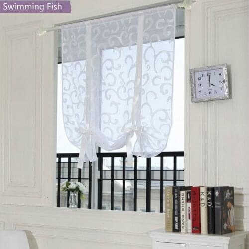1PC New Roman Blind Curtain for Bedroom Living Room Kitchen Curtain Home Deco Door Curtain