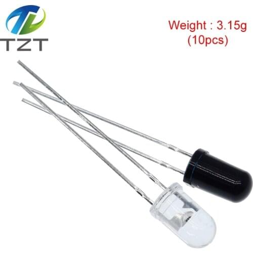 10pairs 5mm 940nm LEDs Infrared Emitter and IR Receiver Diode Diodes 301A