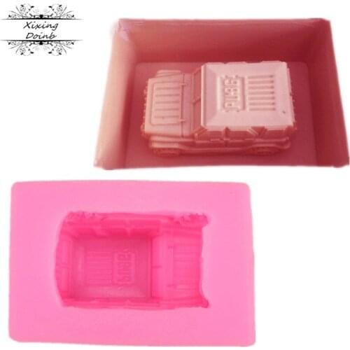 3D Automobile shape silicone soft candy mold cake decorating tool Candy Chocolate Mold