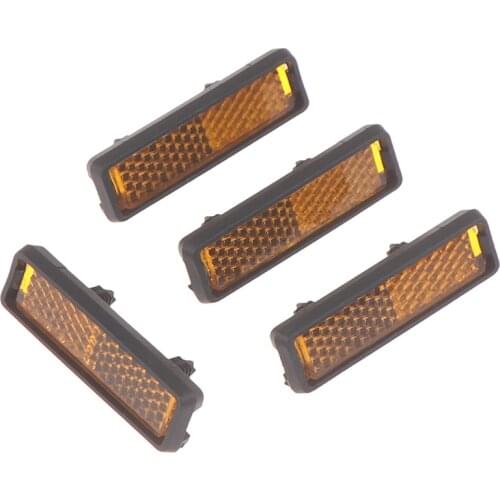 4 Pcs/Set Bicycle Pedal Reflector Safety Night Cycling Reflective Durable MTB Mountain Road Bike Bicycle Accessories