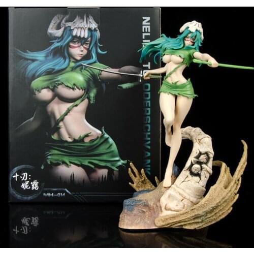 Anime BLEACH Neliel Tu Oderschvank Sexy Girl PVC Active figure Toy GK My Girl Statue Adult Collection Model Doll Gift
