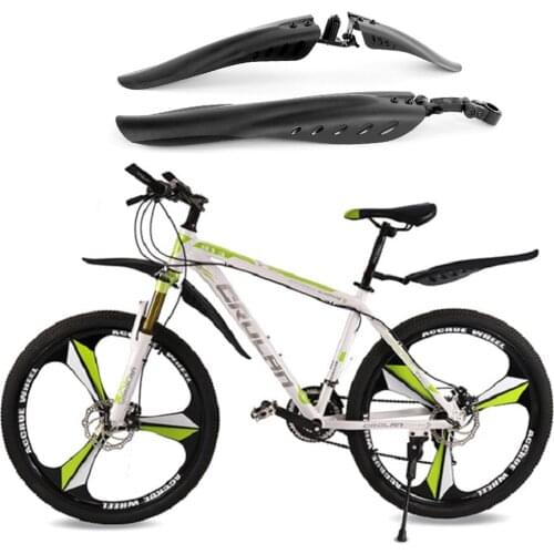 MTB Bike Mudguard Quick Release Design Riding Accessories Mountain Road Bike 24-28 Inch Front Fender Rear Defender Cycling Parts