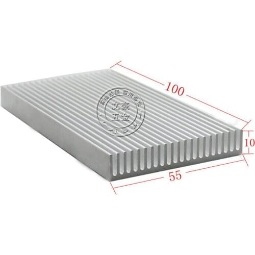 Fast Free ship 2pcs/lot Dense tooth type radiator panels,high quality aluminum radiator 100*55*10MM aluminum fin