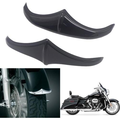 For Harley Street Glides Dyna FLHRSE Road Glides Road King 04-19 ABS Plastic Motorcycle Fairing Front and Rear Fender Tip Case