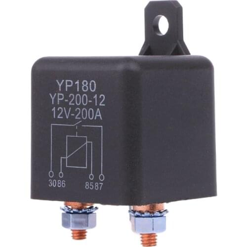 DC 24V/12V 200A High Power Car Relay Truck Motor Automotive Switch Continuous Type Car Relays