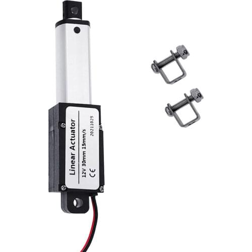 Electric Linear Actuator 30mm 50mm stroke DC 12V linear actuator motor 30N/60N/90N linear motor controller Free shipping