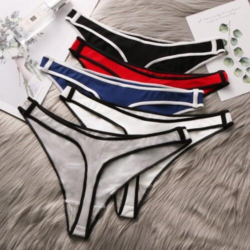 Cotton Women Thong Seamless Sexy Panties Hot Underwear Low Waist G String Briefs Girls Sex Female Lingerie Sports Underpants