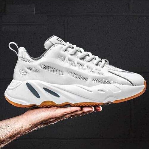 Mens shoes 2021 new trend summer breathable shoes mens trendy shoes increase casual sports old shoes mens ins trend