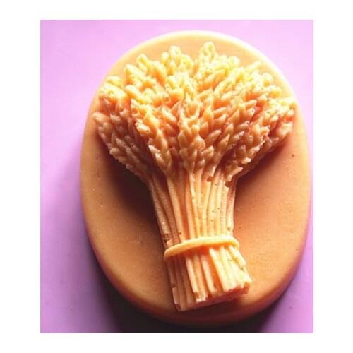 New wheat good harvest Craft Art Silicone Soap mold Craft Molds DIY Handmade soap molds
