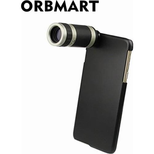 ORBMART 8X Optical Zoom Telescope Camera Lens With Back Case Cover For iPhone 6 6s Plus 5.5 inch