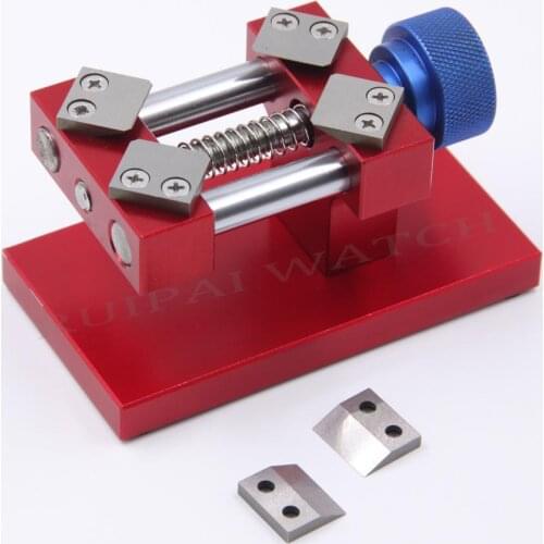 Professioanl Red /Silver Watch Bezel Opener Removal Tool Workbench Back Case Opener Tool Watch Parts Repair Tool for Watchmaker