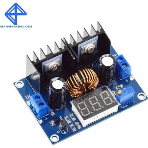 LED Voltmeter PWM Adjustable 4-36V To 1.25-36V Step-Down Board Module XL4016 8A 200W DC-DC Power drop Module