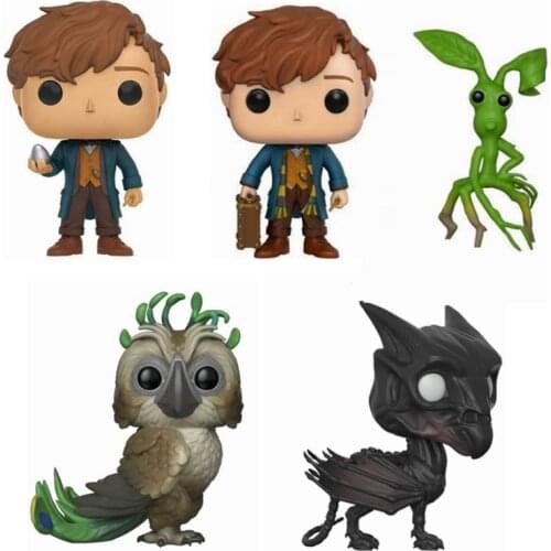 Funko POP Movie&TV The Crimes of Grindelwald PICKETT#19 NEWT SCAMANDER#01#02 Vinyl Figures Model Toys for Children Gift