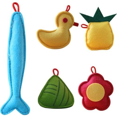 Funny Grinding Teeth Cat Toy Interactive Plush Pet Kitten Chewing Vocal Toy Claws Thumb Bite Cat mint For Cats