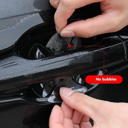 Door Bowl Protective Membrane Film For Volkswagen VW Jetta MK7 2019 2020 2021 Accessories Door Handle Anti-scratch Stickers