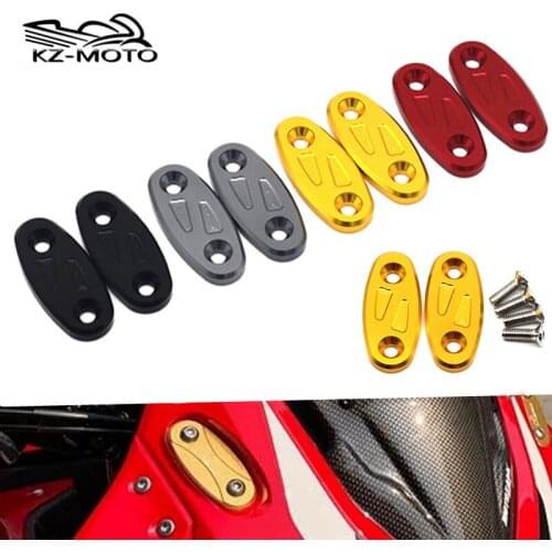 For HONDA CBR650R CBR650F CBR500R CBR300R CBR250R Motorcycle CNC Windscreen Driven Mirror Eliminators Cap Mirror Hole Cover