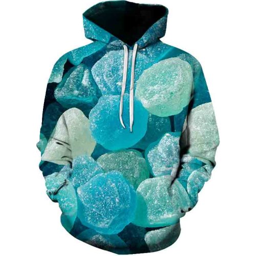 Plus Size Clothing Women Men 3D Hoodies Pill Colorful Candy Fruit Ice Cream Funny Kawaii Sweatshirts Femme Fashion Pullover Tops