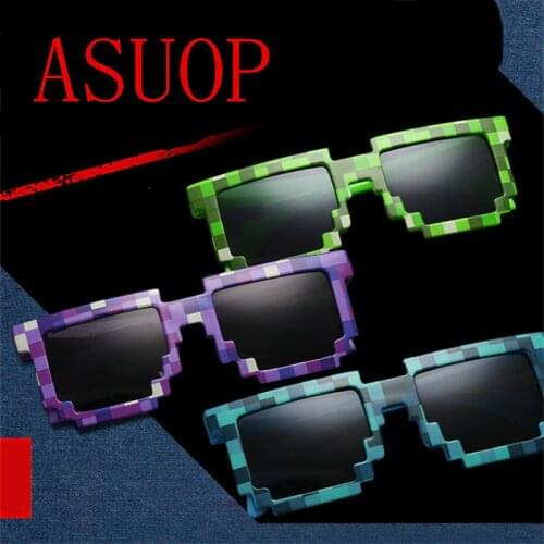 2019 new fashion square childrens sunglasses mosaic boy girl glasses classic luxury brand design retro UV400 sunglasses