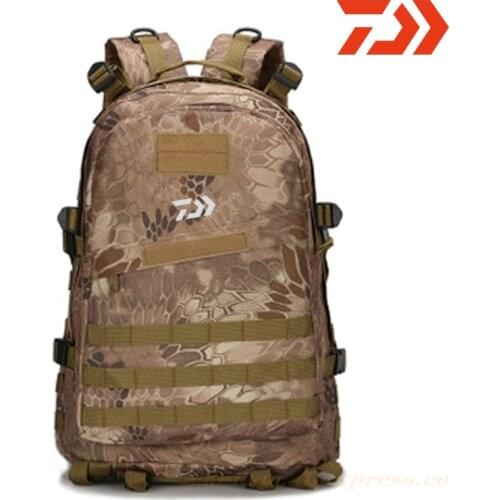 2020 Daiwa Fashion New Mens Fishing Waterproof Fan Backpack Camping Outdoor Mountaineering Shoulder Camouflage Backpack