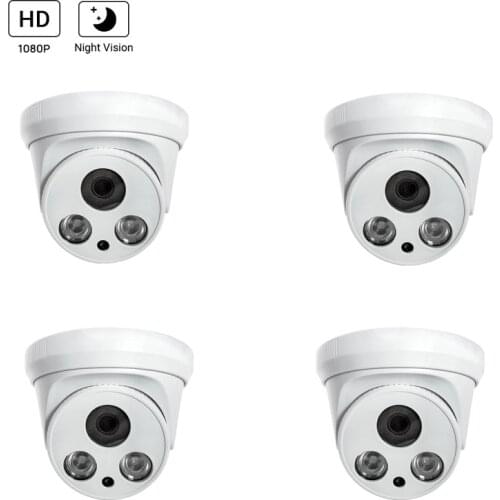 4 pcs a lot AHD Camera 1080P High Definition IR Night Vision Home Indoor CCTV Surveillance Security Camera 2pcs Array IR Led