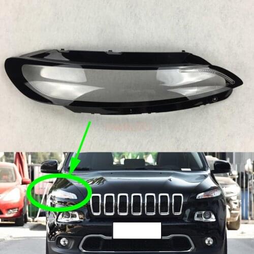 Car Headlight Lens For Jeep Cherokee Headlamp Cover Replacement Auto Shell
