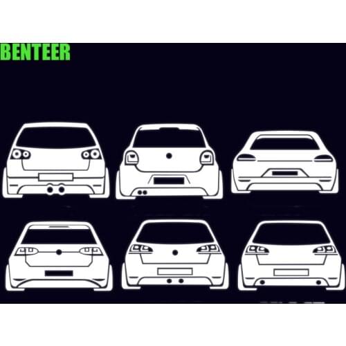 Car Sticker For Volksagen VW Golf Golf7 GTI Mk7 R32 SCIROCCO