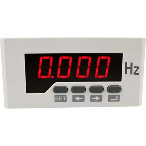 Taidacent Digital Display Hertz Frequency Meter Digital Hertz Meter 4-20mA 10V/50hz 9999HZ RS485 Current Voltage RPM Speed Meter