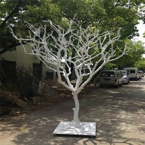 Home Reptile supplies box peeled tree decoration natural dry branches photography wedding props wishing Christmas white primly L