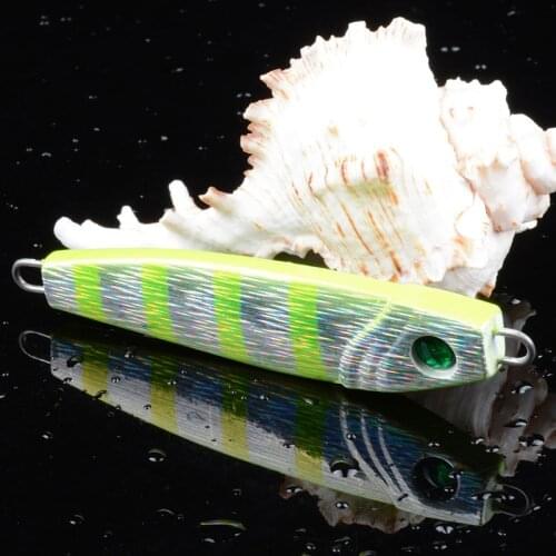 Gorgons Exquisite Saltwater Fishing Tackle Artificial Bait Luminous Lead Fishing Jigs Glow Slow Zebra Metal Jigging