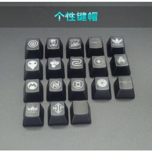 Personality Customized Mechanical keyboard keycaps backlight key caps for cherry zowie MYM FILCO brand logo OEM R4 Height