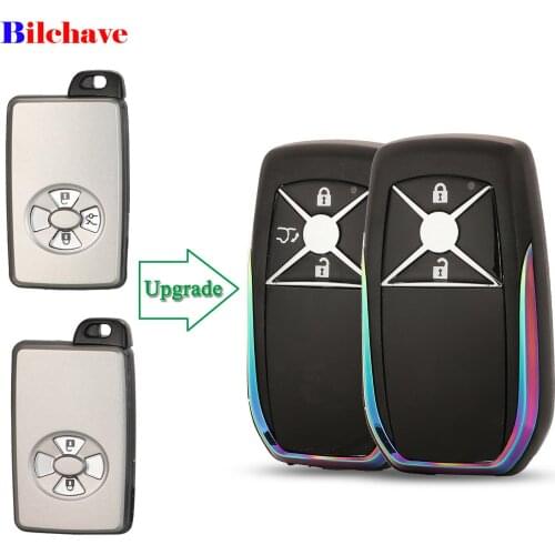 Bilchave 2/3 Buttons Modified Remote Flip Car Key Shell Fob Case For Toyota Avalon Camry Highlander Crown Corolla